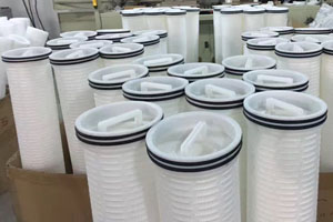 Características y equipos de fabricación de los cartuchos de filtro de la serie plisada de alto flujo.