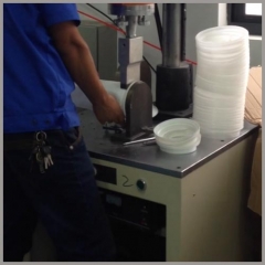 Máquina de soldadura de soldador de bolsa de filtro de filtración de líquido superior e inferior
