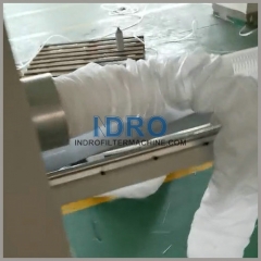 Línea de máquinas de producción de pliegues radiales de cartucho de filtro plisado de alto flujo