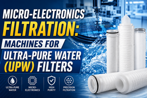 Filtración microelectrónica: Máquinas para filtros de agua ultrapura (UPW)