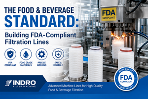 El estándar para alimentos y bebidas: Construcción de líneas de filtración que cumplen con la normativa de la FDA.