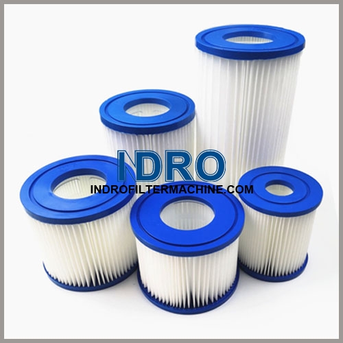 Línea de máquinas para la fabricación de cartuchos de filtro plisados para piscinas/spas