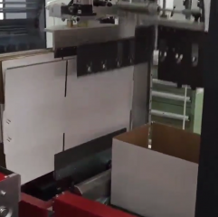 Montador automático de cajas con inserción de pasadores